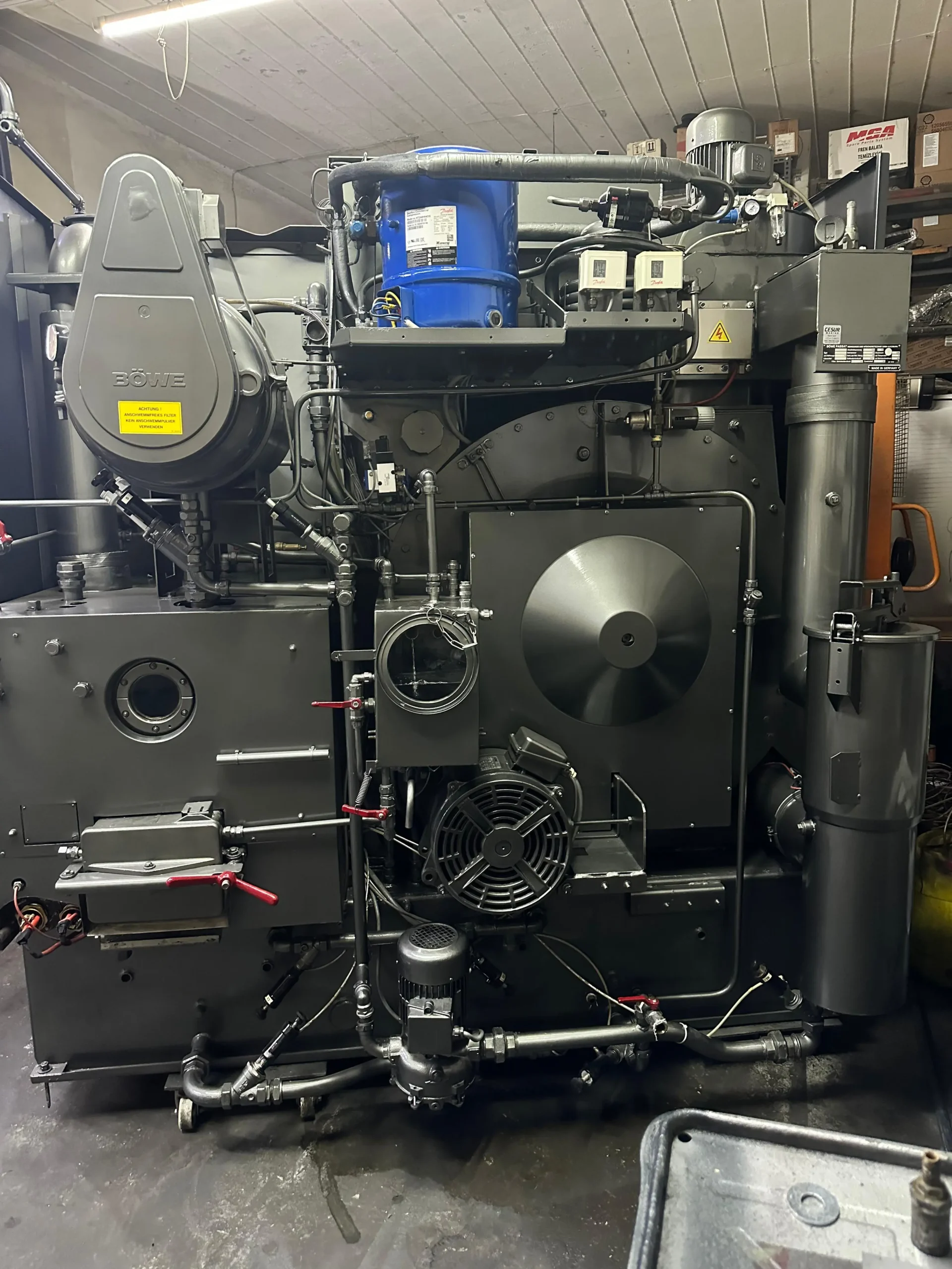 böwe kuru temizleme makinesi